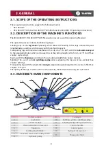 Предварительный просмотр 8 страницы Tajfun RCA 480 JOY Operating Instructions Manual