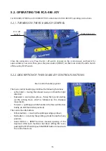 Предварительный просмотр 16 страницы Tajfun RCA 480 JOY Operating Instructions Manual