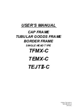 Preview for 1 page of TAJIMA TFMX-C User Manual