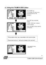 Preview for 19 page of TAJIMA USB LINKER User Manual