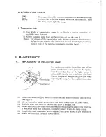 Предварительный просмотр 20 страницы Takagi CP-30 Instruction Manual