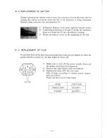 Предварительный просмотр 21 страницы Takagi CP-30 Instruction Manual