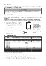 Предварительный просмотр 3 страницы Takagi GS-20W-AU5/6 Installation Manual And Owners Manual