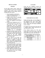 Preview for 5 page of Takagi Mobius T-M1 Installation Manual And Owner'S Manual