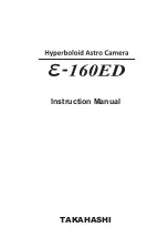 Takahashi E-160ED Instruction Manual preview