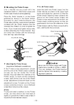 Предварительный просмотр 12 страницы Takahashi E-160ED Instruction Manual