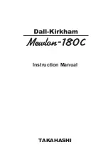 Takahashi Mewlon-180C Instruction Manual preview