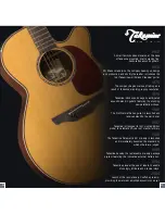 Preview for 3 page of Takamine CT4-B Owner'S Manual