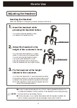 Предварительный просмотр 8 страницы Takara Belmont AB-0091 Operating Manual