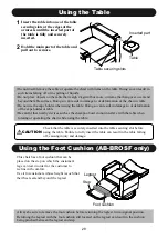 Предварительный просмотр 28 страницы Takara Belmont AB-BR Operation Manual