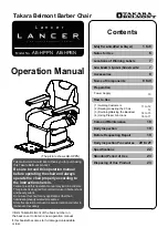 Takara Belmont AB-HPBN Operation Manual предпросмотр