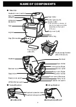 Предварительный просмотр 10 страницы Takara Belmont AB-LGF Operation Manual