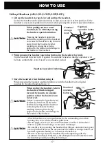 Предварительный просмотр 18 страницы Takara Belmont AB-LGF Operation Manual