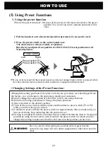 Предварительный просмотр 24 страницы Takara Belmont AB-LGF Operation Manual