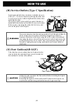 Предварительный просмотр 29 страницы Takara Belmont AB-LGF Operation Manual