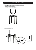 Preview for 6 page of Takara Belmont Arcadia Series Install/Operating Manual