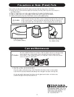 Предварительный просмотр 14 страницы Takara Belmont AUBREY with MAJOLICA PORTO Operation & Installation Manual