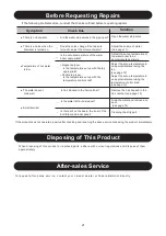 Preview for 21 page of Takara Belmont AY-CU-SX1 Operating Instructions Manual