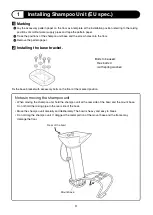 Preview for 9 page of Takara Belmont AY-NRS2B-W Installation Manual