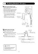 Preview for 12 page of Takara Belmont AY-NRS2B-W Installation Manual