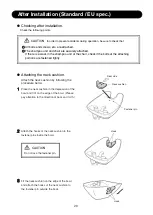 Preview for 20 page of Takara Belmont AY-NRS2B-W Installation Manual