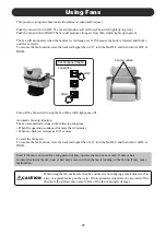 Preview for 29 page of Takara Belmont DIVAN-Z AB-DVZF Operation Manual