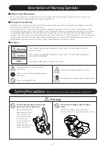 Preview for 2 page of Takara Belmont ELITE AY-ELI Operating Manual