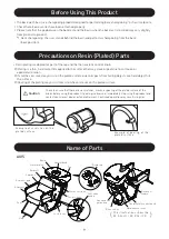 Preview for 9 page of Takara Belmont ELITE AY-ELI Operating Manual