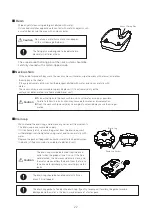 Preview for 22 page of Takara Belmont ELITE AY-ELI Operating Manual