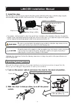 Preview for 2 page of Takara Belmont LANCER Installation Manual