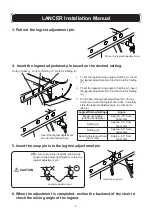 Preview for 4 page of Takara Belmont LANCER Installation Manual