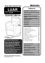 Takara Belmont LUAR AB-MF Operation Manual предпросмотр