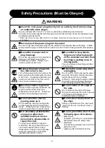 Предварительный просмотр 4 страницы Takara Belmont LUAR AB-MF Operation Manual