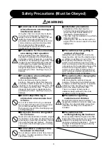 Предварительный просмотр 5 страницы Takara Belmont LUAR AB-MF Operation Manual