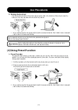 Предварительный просмотр 17 страницы Takara Belmont LUAR AB-MF Operation Manual