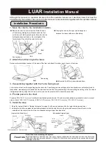 Предварительный просмотр 1 страницы Takara Belmont LUAR Installation Manual