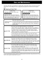 Preview for 25 page of Takara Belmont Luxury MAXIM AB-9500E Operation Manual