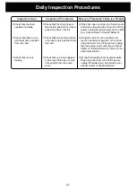 Preview for 29 page of Takara Belmont Luxury MAXIM AB-9500E Operation Manual