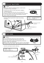 Предварительный просмотр 14 страницы Takara Belmont MAJOLICA PORTO AY-SB P1 Installation Instructions Manual