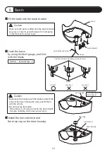 Предварительный просмотр 15 страницы Takara Belmont MAJOLICA PORTO AY-SB P1 Installation Instructions Manual