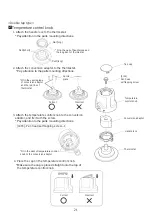 Предварительный просмотр 21 страницы Takara Belmont MAJOLICA PORTO AY-SB P1 Installation Instructions Manual