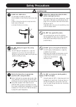 Preview for 3 page of Takara Belmont Majolica Porto Operating Instructions Manual