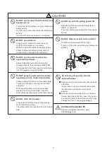 Preview for 4 page of Takara Belmont Majolica Porto Operating Instructions Manual