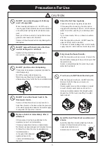 Preview for 5 page of Takara Belmont Majolica Porto Operating Instructions Manual