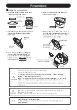 Preview for 9 page of Takara Belmont Majolica Porto Operating Instructions Manual