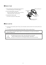 Preview for 17 page of Takara Belmont Majolica Porto Operating Instructions Manual