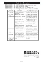 Предварительный просмотр 8 страницы Takara Belmont MIRAKU SC-S81XL Installation Instructions Manual