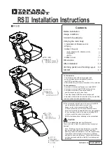 Предварительный просмотр 1 страницы Takara Belmont RS III AXIS Installation Instructions Manual