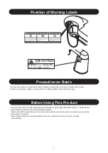 Preview for 7 page of Takara Belmont RS SWING Operating Manual