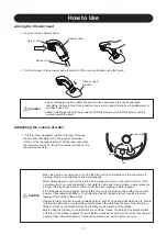 Preview for 10 page of Takara Belmont RS SWING Operating Manual